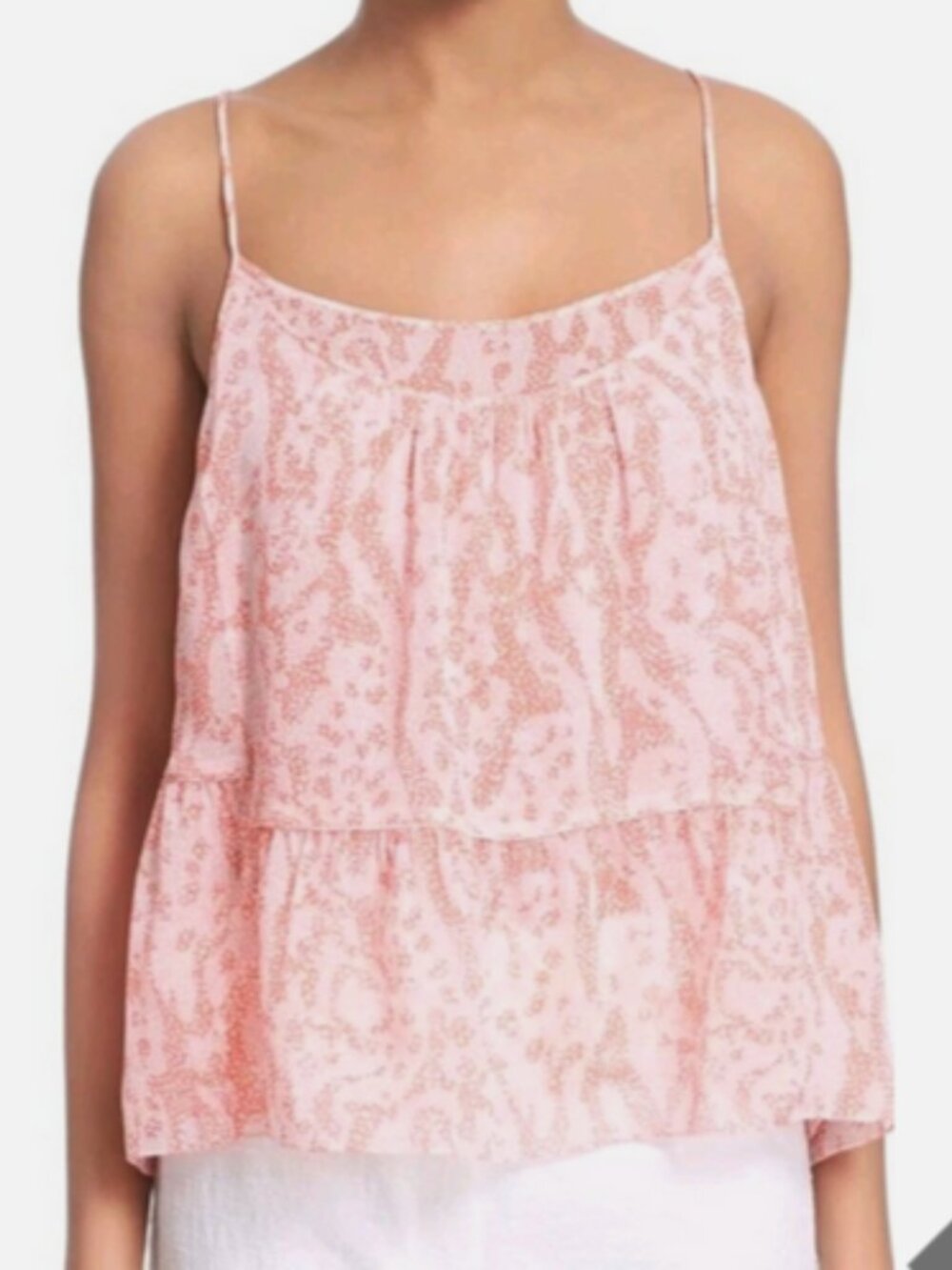 Diane Von Furstenberg DVF NWT Silk Chiffon Baylee Top~MEDIUM~